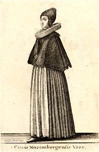 Wenceslas Hollar - Ciuis Norimbergensis Vxor