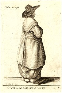 Wenceslas Hollar - Civis Londinensis Vxor (State 5)