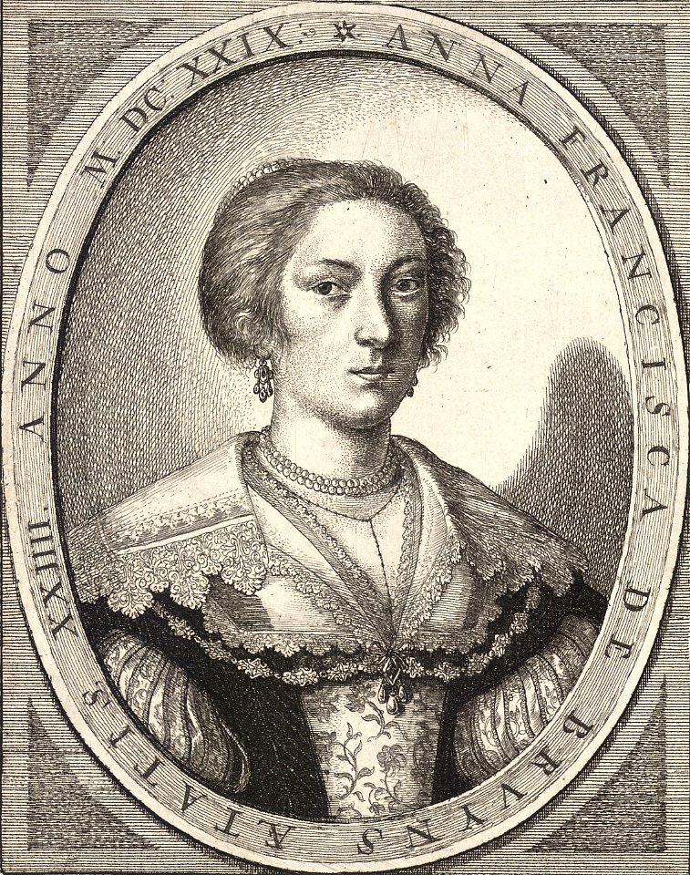 Wenceslas Hollar - Anna Francisca de Bruyns (State 1) cropped