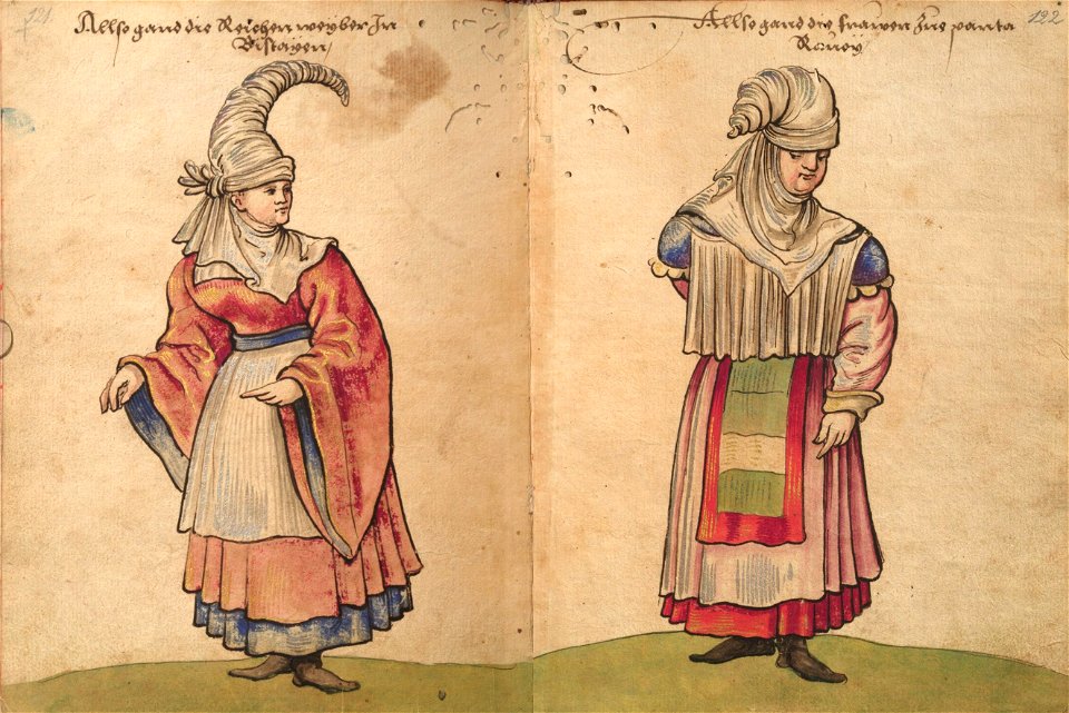 Weiditz Trachtenbuch 121-122