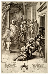Wenceslas Hollar - Aeneas leaves Troy (State 2)