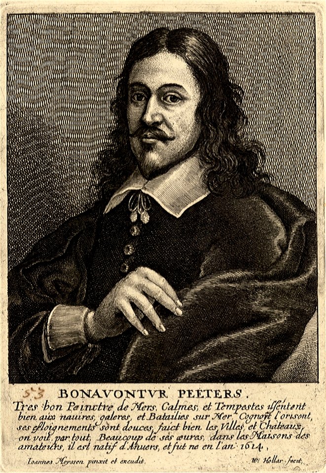 Wenceslas Hollar - Bonaventure Peeters (State 3)