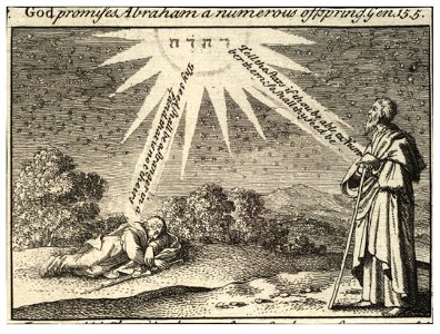 Wenceslas Hollar - Abraham's dream (State 2)