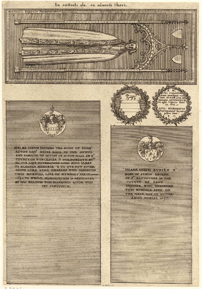 Wenceslas Hollar - Acton and Edolph (monument)