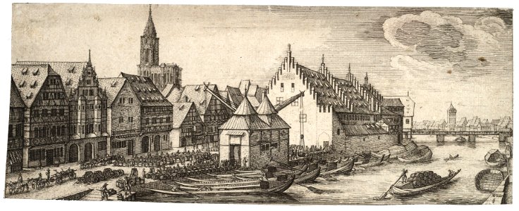 Wenceslas Hollar - Autumn- the wine market (State 2)