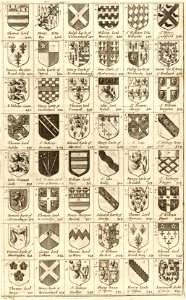 Wenceslas Hollar - Arms of knights of the Garter 7