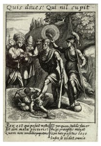 Wenceslas Hollar - Despising wealth (State 1)