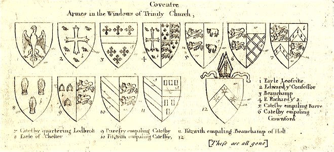 Wenceslas Hollar - Coventry (Catesby) (State 2)