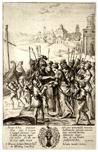 Wenceslas Hollar - Aeneas's farewell to Andromache (State 3)