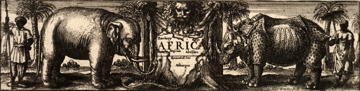 Wenceslas Hollar - Africa. Free illustration for personal and commercial use.
