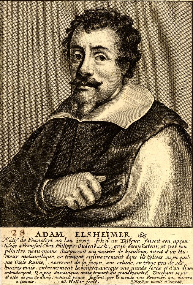 Wenceslas Hollar - Adam Elsheimer (State 4)