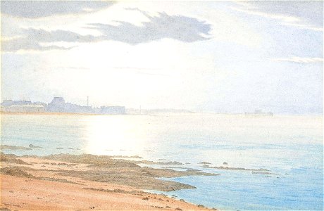 Julian Alden Weir - Portobello Pier from near Joppa Saltpans (1893)
