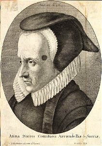 Wenceslas Hollar - Anna Dacres, Countess of Arundel
