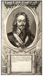Wenceslas Hollar - Charles I and the camps of his army in the Scottish war (State 3)