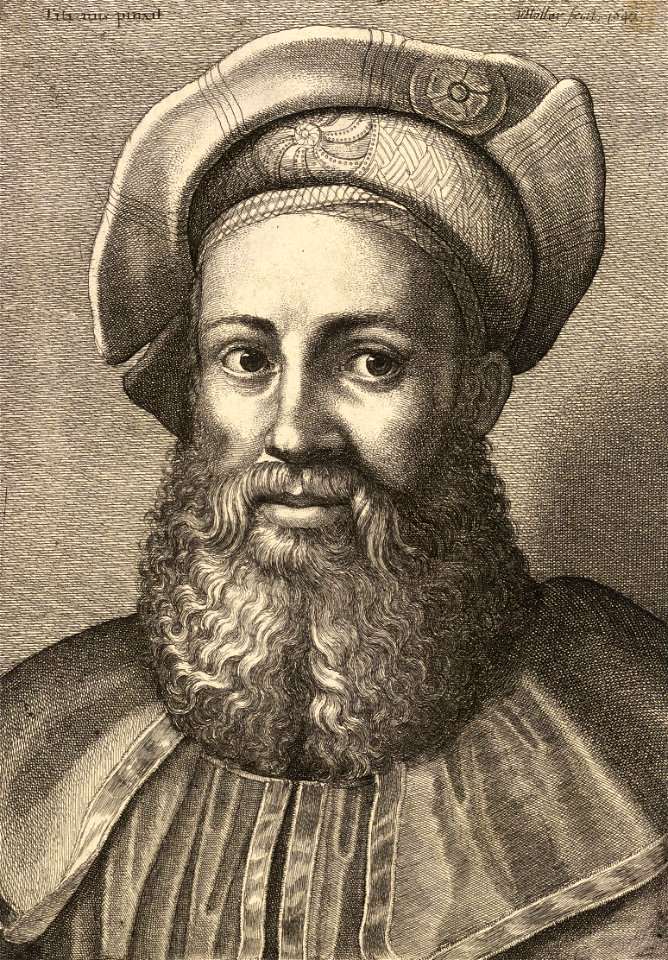 Wenceslas Hollar - Aretino (State 2) cropped