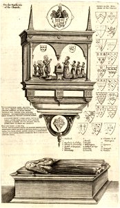 Wenceslas Hollar - Burdet (monument) (State 2)