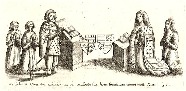 Wenceslas Hollar - Compton Winyates (stained glass)
