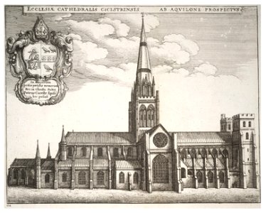 Wenceslas Hollar - Chichester Cathedral (State 2)
