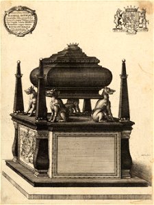 Wenceslas Hollar - Bourchier (monument) (State 1)