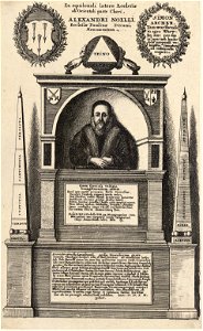 Wenceslas Hollar - Alexander Nowell (monument) (State 2)