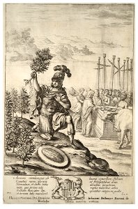 Wenceslas Hollar - Aeneas lands in Thrace (State 3)