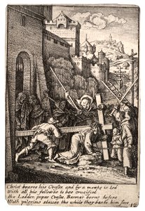 Wenceslas Hollar - Carrying the cross