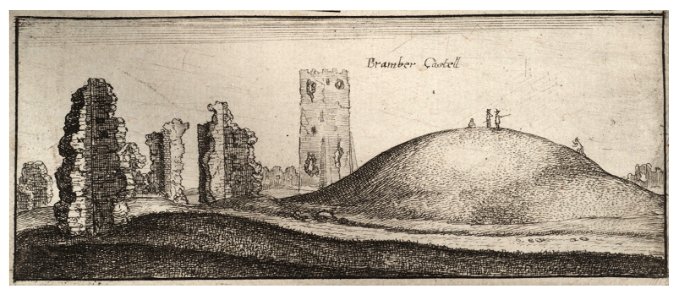 Wenceslas Hollar - Bramber Castle 2