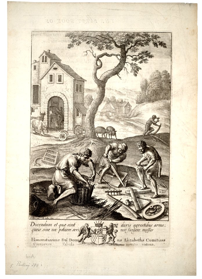 Wenceslas Hollar - Country craftsmen (State 1)