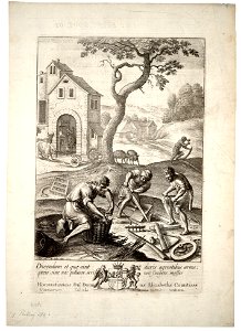 Wenceslas Hollar - Country craftsmen (State 1)