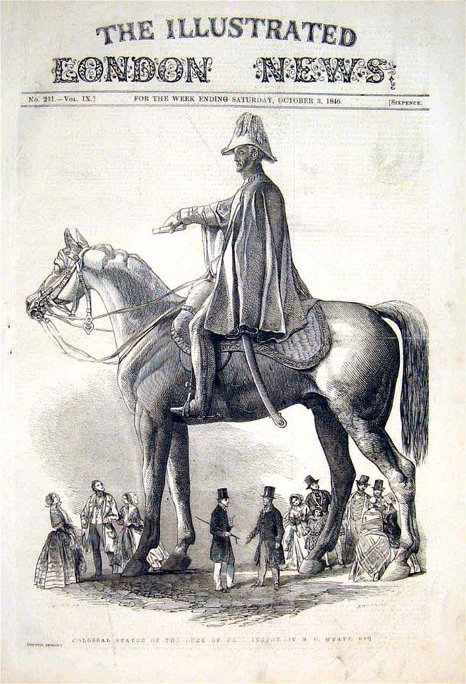 Wellington Statue 1846