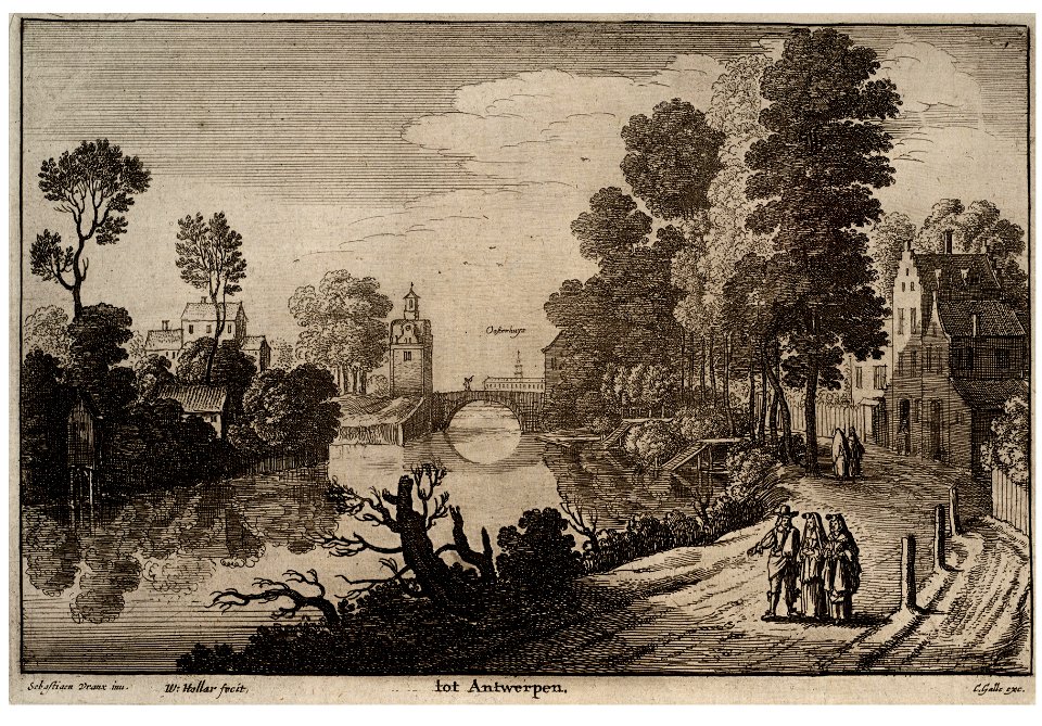Wenceslas Hollar - Antwerp (State 3)