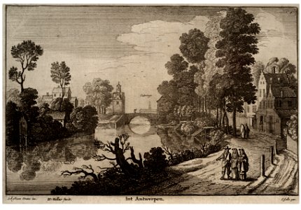 Wenceslas Hollar - Antwerp (State 3)