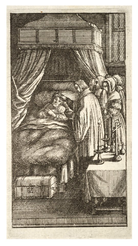 Wenceslas Hollar - Extreme unction