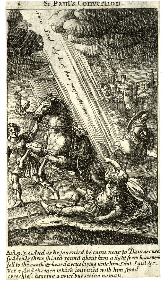 Wenceslas Hollar - Conversion of Saul
