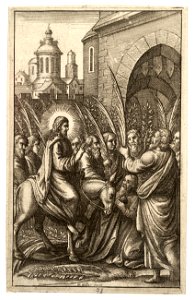 Wenceslas Hollar - Christ's entry into Jerusalem