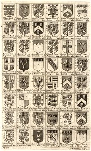 Wenceslas Hollar - Arms of knights of the Garter 9