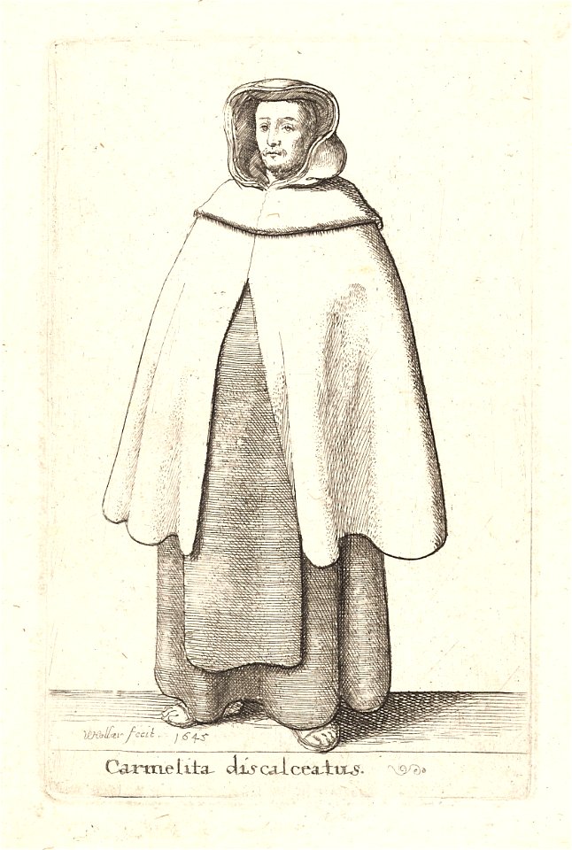 Wenceslas Hollar - Carmelita discalceatus