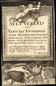 Wenceslas Hollar - Aula Veneris- title (State 3)