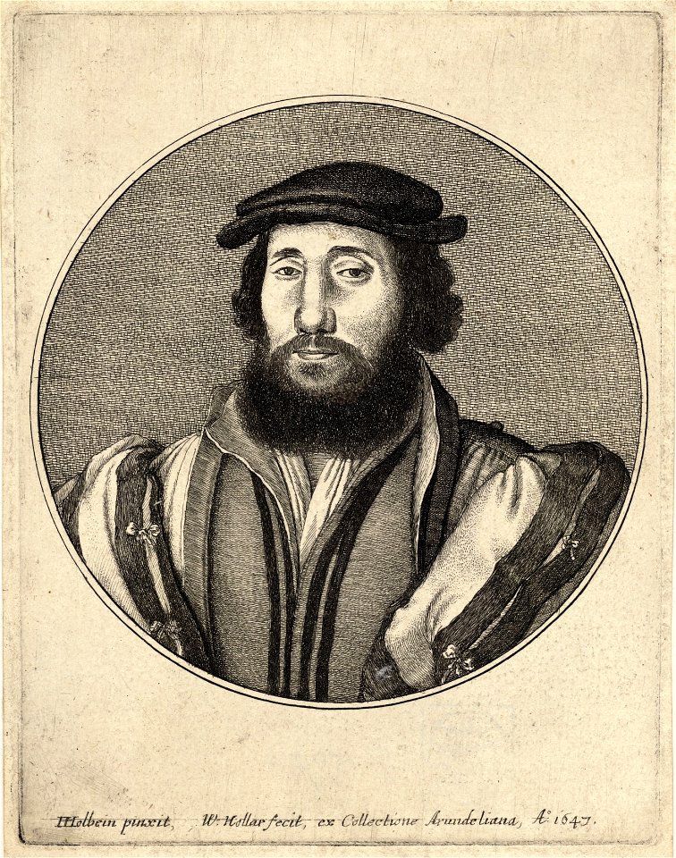 Wenceslas Hollar - Bearded man (State 2)
