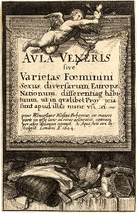 Wenceslas Hollar - Aula Veneris- title (State 1)
