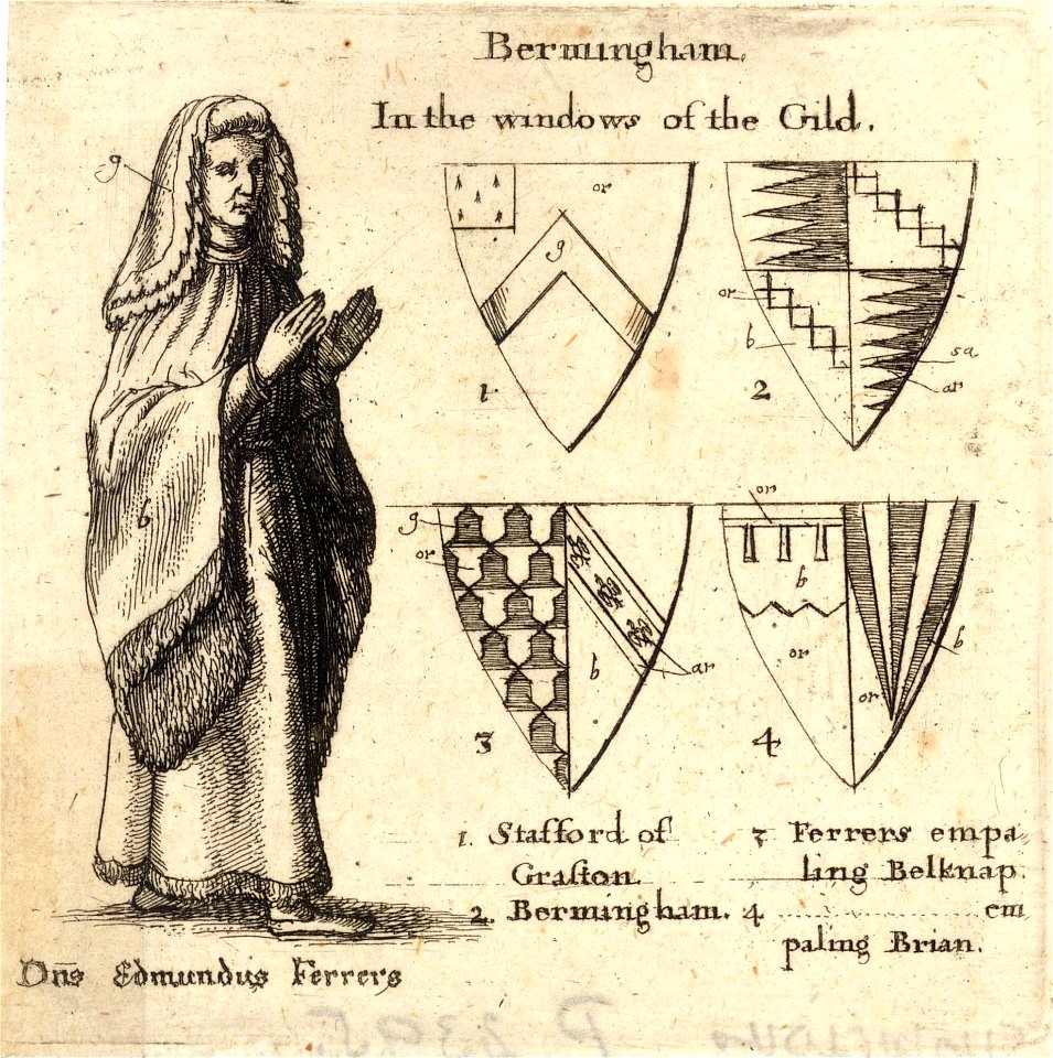Wenceslas Hollar - Birmingham (stained glass)