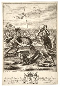 Wenceslas Hollar - Aeneas and Diomedes. Free illustration for personal and commercial use.