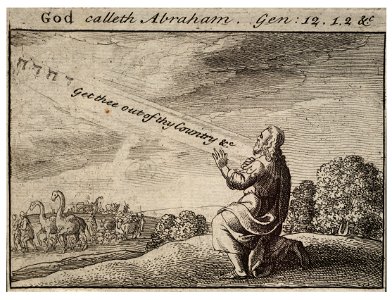 Wenceslas Hollar - God calls Abraham (State 2) 2