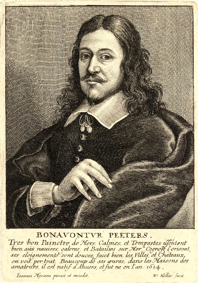 Wenceslas Hollar - Bonaventure Peeters (State 1)