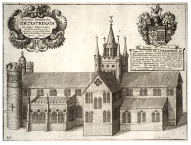 Wenceslas Hollar - Colchester Church (State 2)