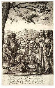 Wenceslas Hollar - Aesop. Free illustration for personal and commercial use.