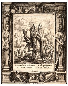Wenceslas Hollar - Bishop (State 1). Free illustration for personal and commercial use.