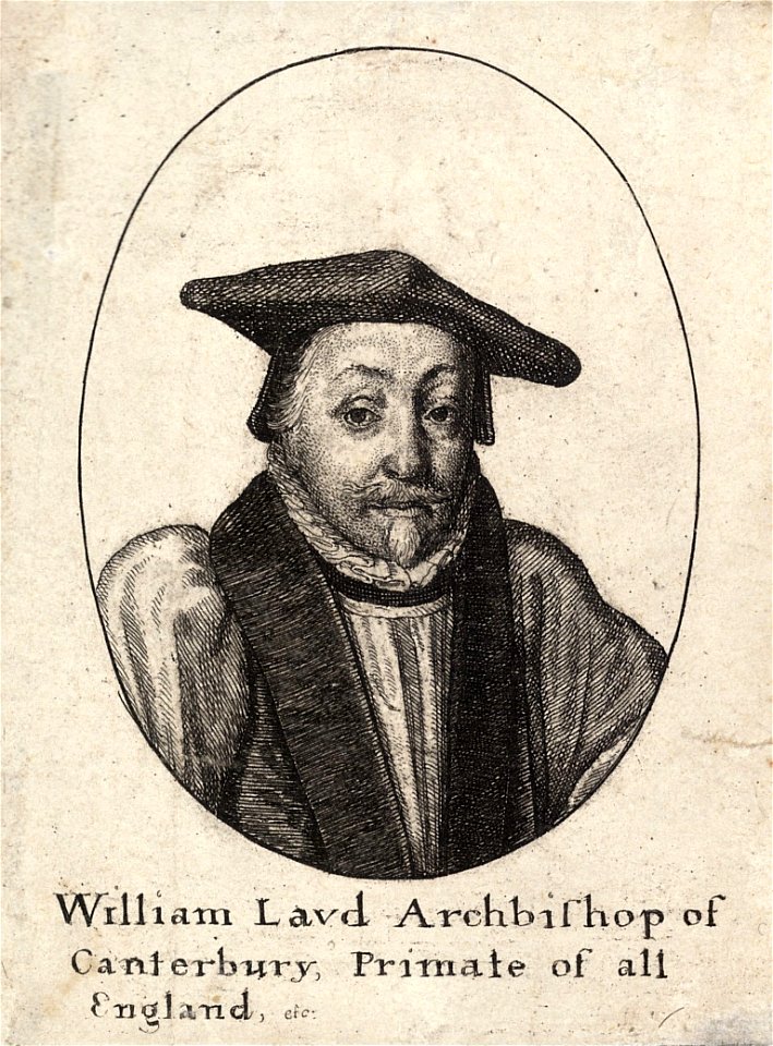 Wenceslas Hollar - Archbishop Laud (State 1)