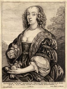 Wenceslas Hollar - Duchess of Lennox, after van Dyck (State 4)
