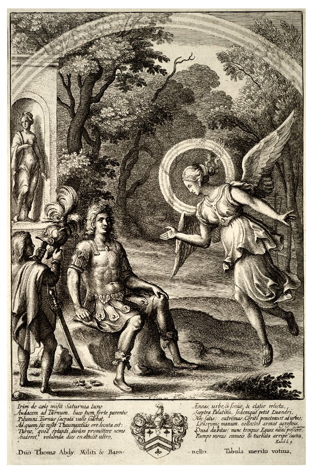 Wenceslas Hollar - Iris and Turnus (State 2)